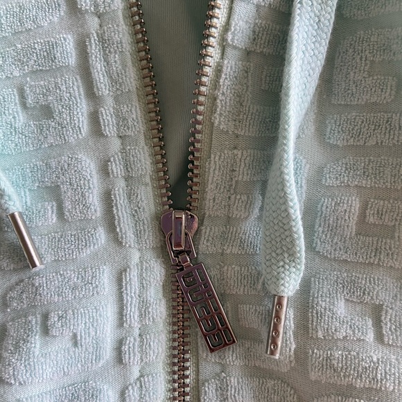 guess zip up crop sweatshirt - Picture 4 of 5